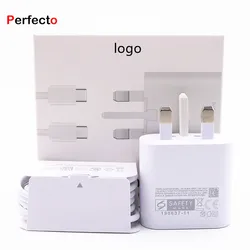 Super Fast Charger 25W UK 3 pin charger C USb Phone quick Charger For Samsung Galaxy Note10 20 Travel Adapter