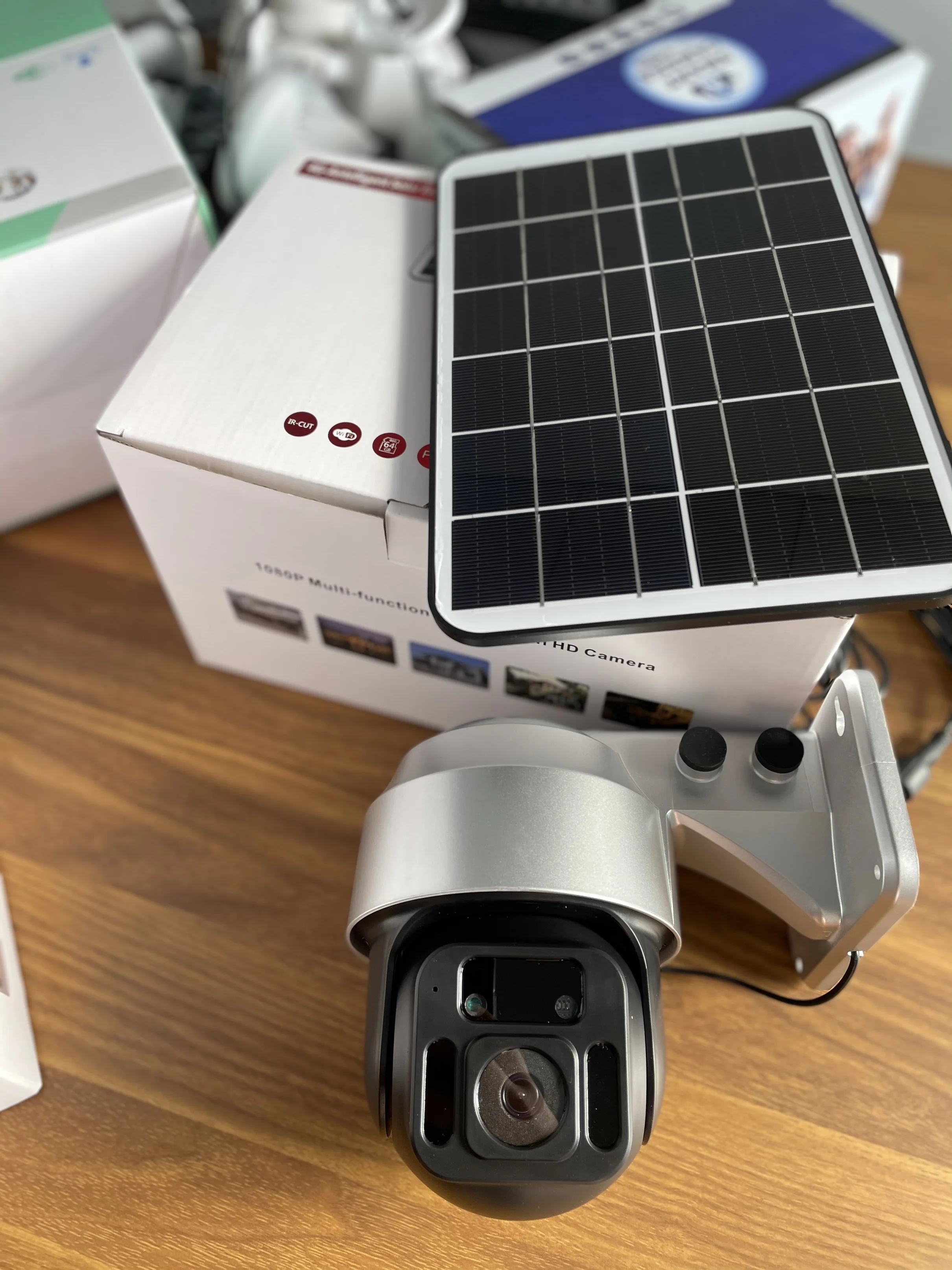 4G солнечная PTZ зум камеры IP 6 8 Вт панель с заряжаемым аккумулятором 2.0MP 1080P двухстороннее аудио сигнала тревоги обнаружения на открытом