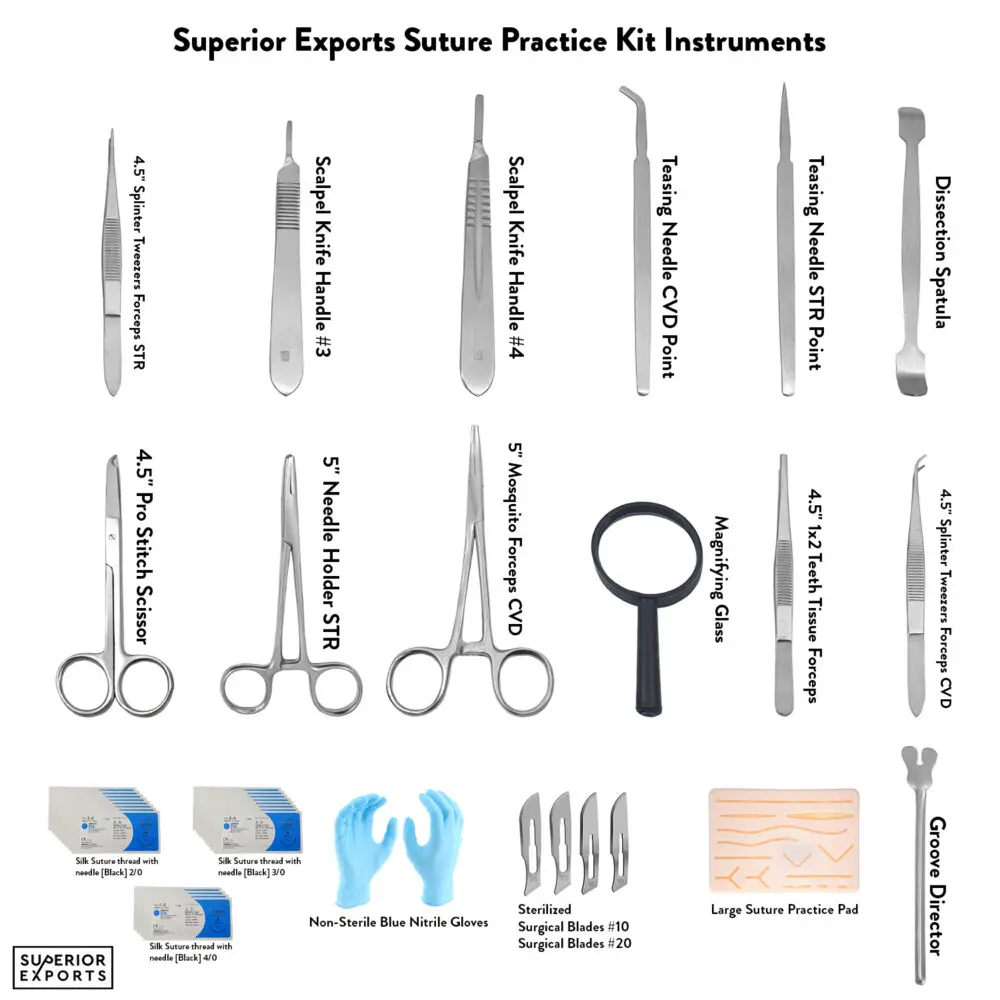  Ultrassist practice suture surgical surgery kit for medical students best
