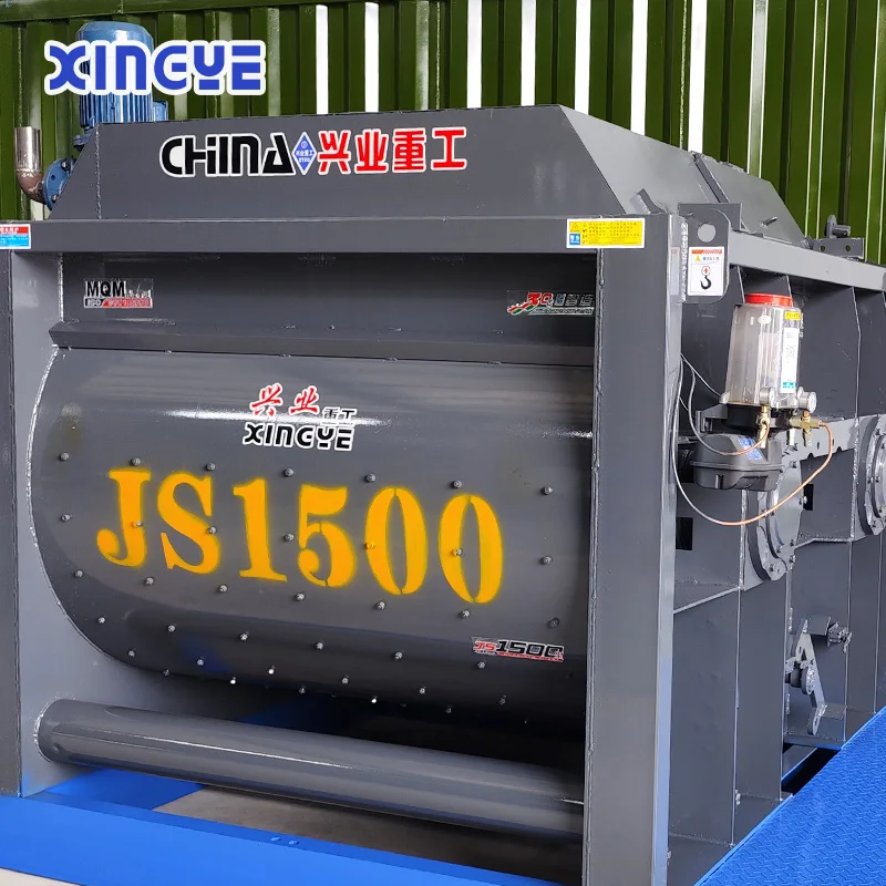 XINGYE Concrete Block Mixer Machine Lift Price India JS1500 Concrete Mixer Machine Price in Pakistan