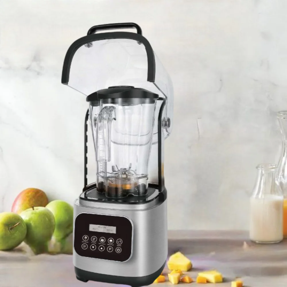 Factory Wholesale Manufacturer 2L commercial milkshake blender blender industrial electronic blender with soundproof cover