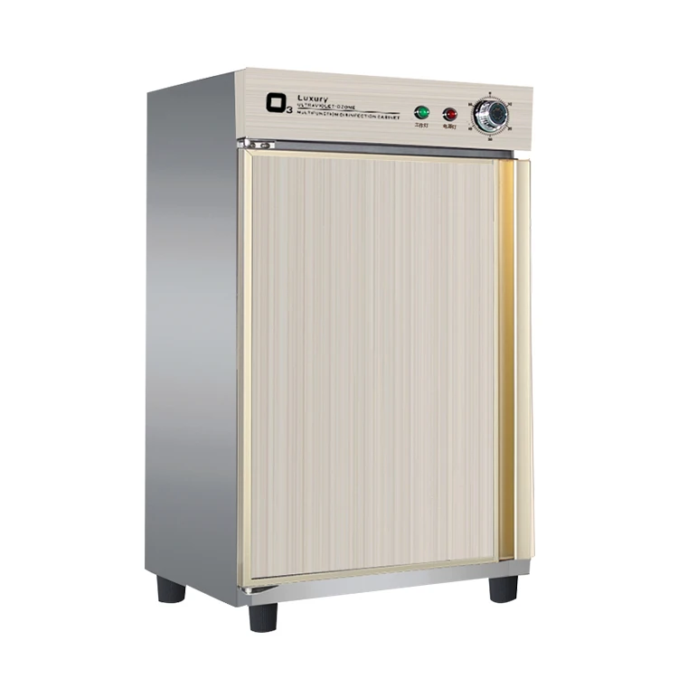 78L Single door multifunctional disinfection cabinet - golden oil stainless steel door