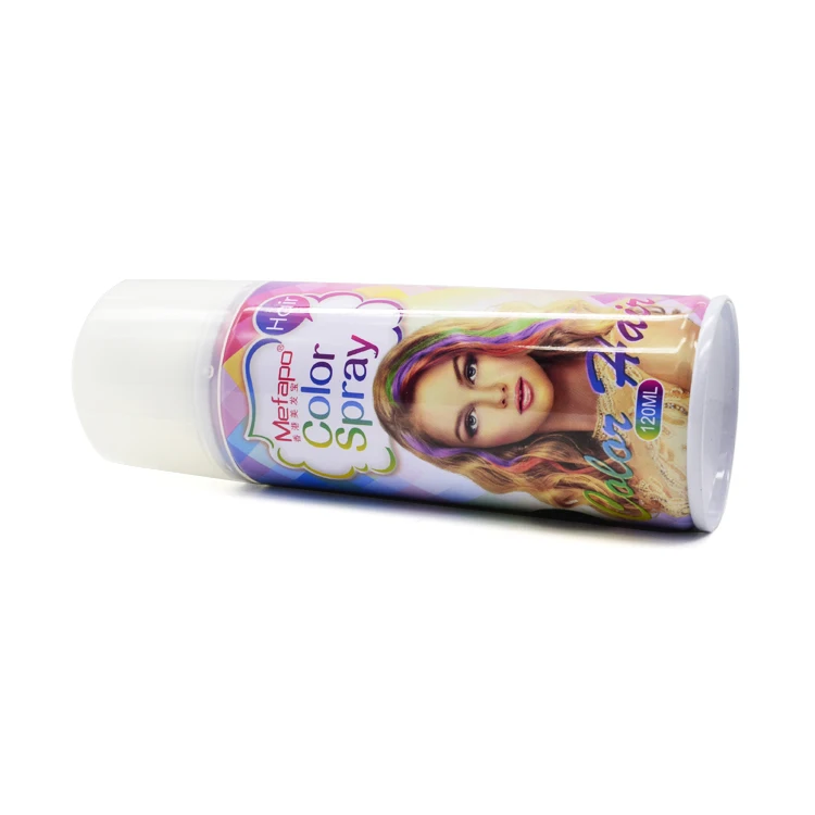 Custom Temporary Party Washable Glitter Hair Dye Color Spray