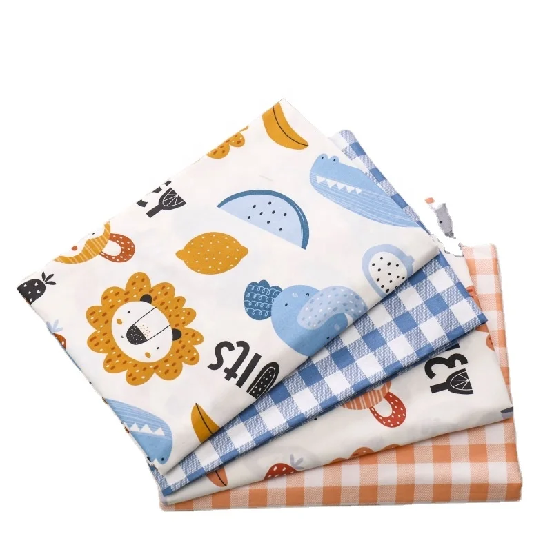 100% Cotton Twill Digital Printed Fabric for Kids Bedding Set Home Decorative Product