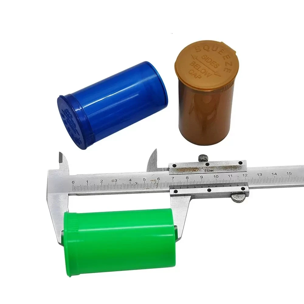Child Proof Pre Roll Plastic Tube Packaging Smell Proof Pop Top Bottles Container 13 19 30 Dram Vials