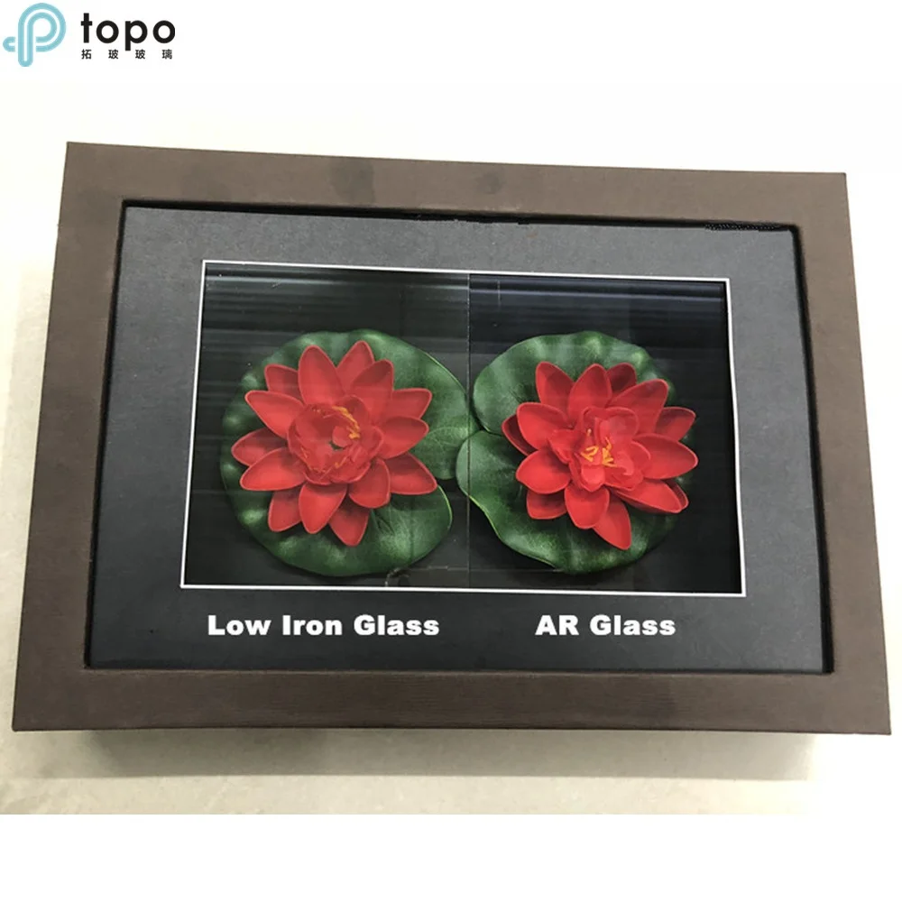 
95.8% Light Transmittance Anti Reflective Ar Glass for Museum (AR-TP) 