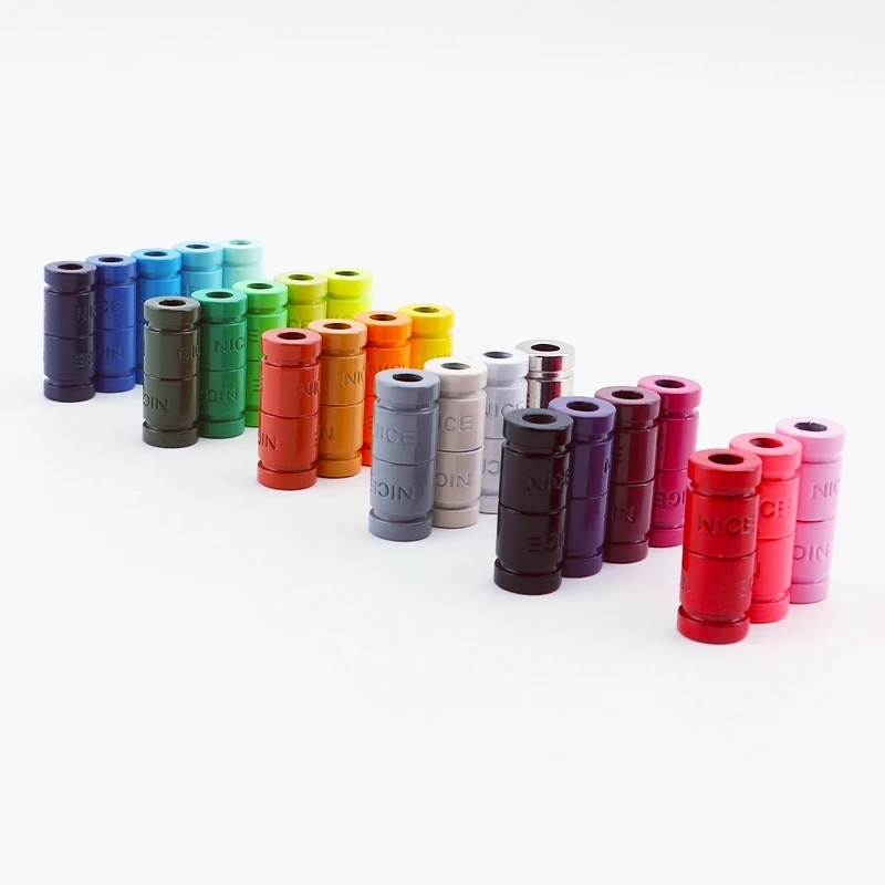 Colorful Capsule Lock Shoelaces No Tie Shoe Laces Elastic Laces Sneakers Without Ties Kids Adult 0.6cm Flat Shoelace for Shoes