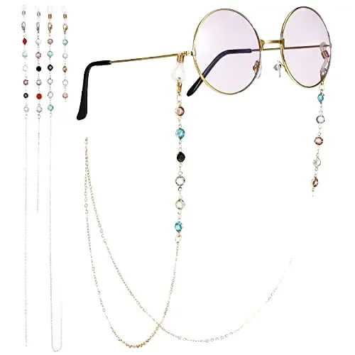 Gold Black Silver Eyewear Accessories Anti-Slip Metal Glasses Chain Sunglasses Handing Chain
