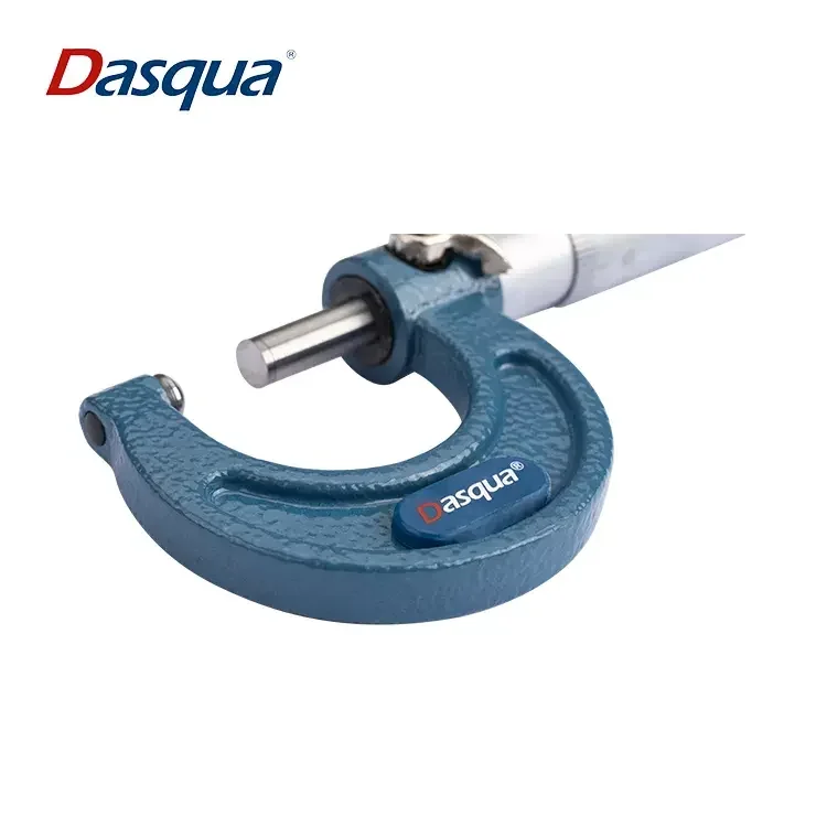 Сферическая наковальная трубка Dasqua из нержавеющей стали 0-25 мм 25-50 мм 50-75 мм 75-100 мм 0,01 Градуированный микрометр измерительный инструмент