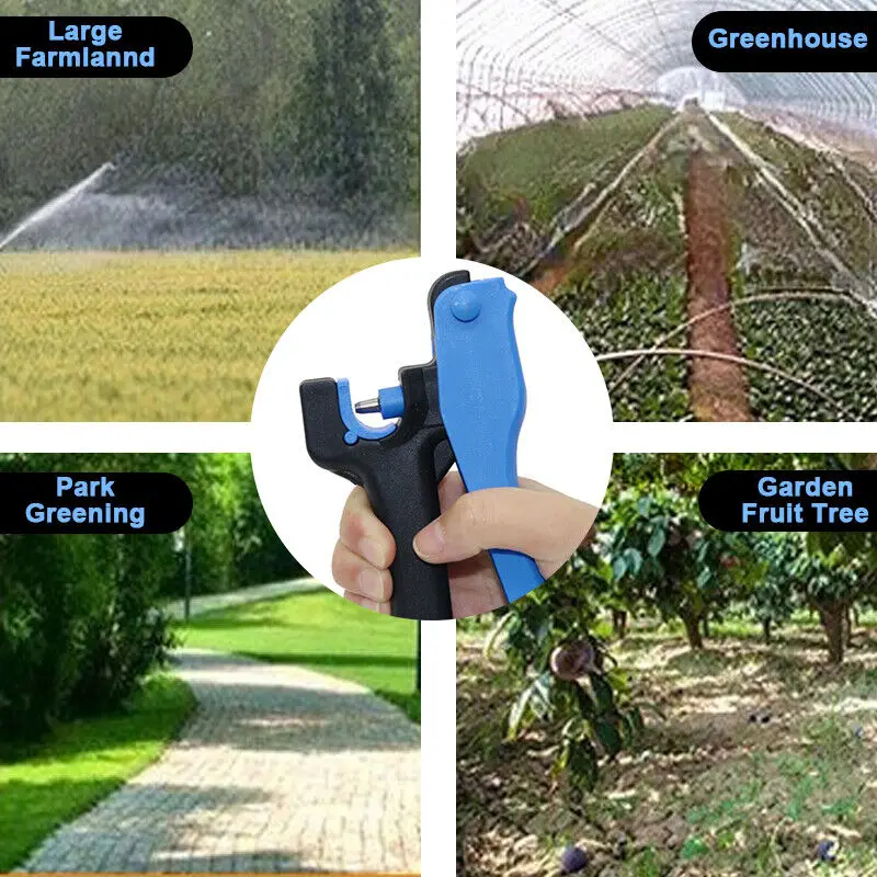 Blue Drip Tube Hole Punch Tool Outdoor Drip Irrigation Pipe Hand Punch for 16/20mm/25mm PE Pipe Opening Hole Punch