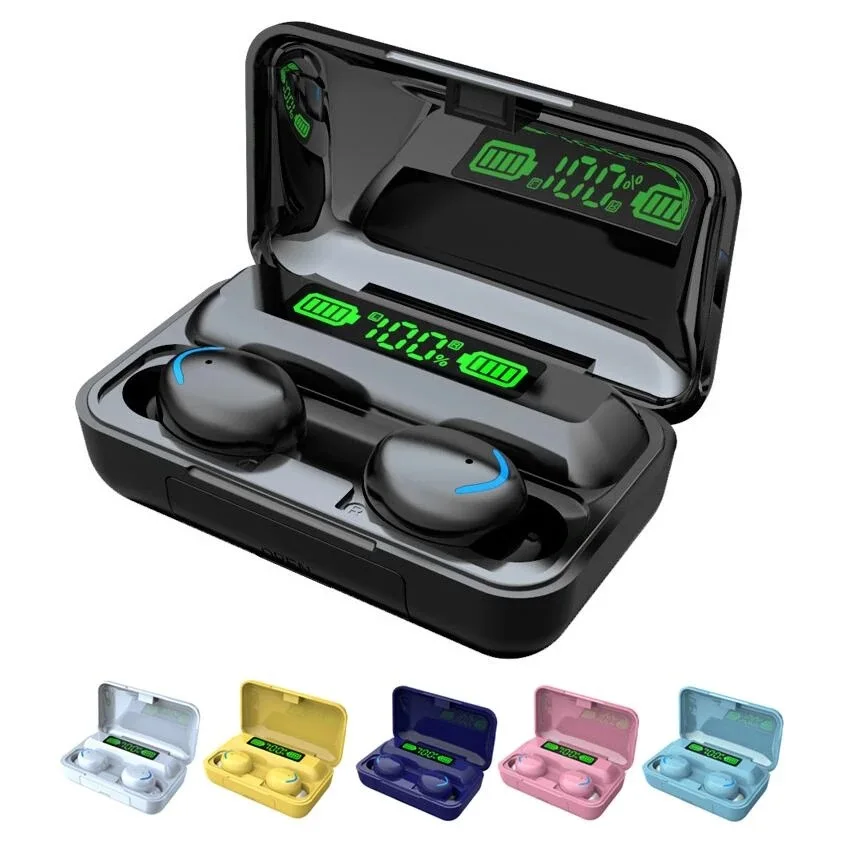9D Fone De Ouvido Earphone Waterproof Led Display Audifonos Auriculares B T 5.0 TWS F9 Wireless Earbuds