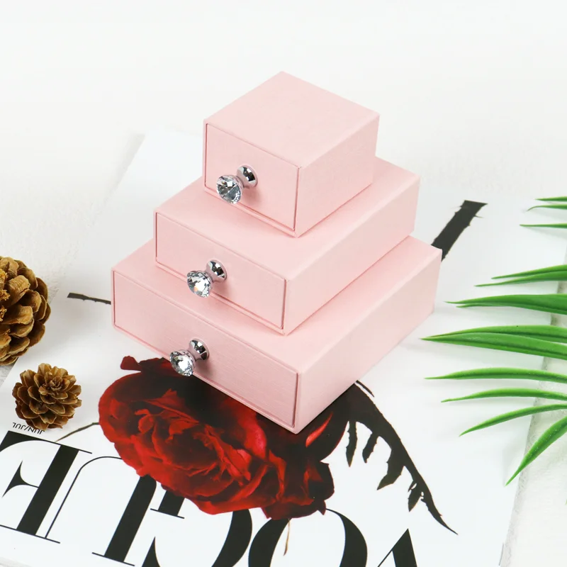 Customizable Wholesale Design Biodegradable High End Schmuck Box Cajas Para Joyas Earrings Bracelet Packaging Jewelry Paper Box