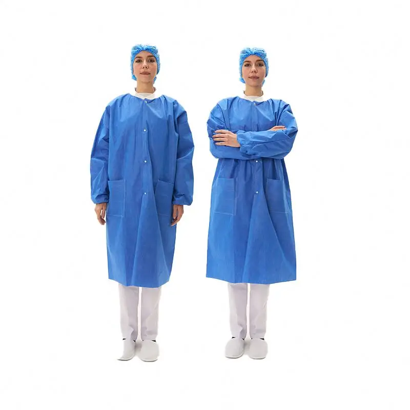 Doctor Lab Coats Non Woven Sms Lab Coat Disposable Nonwoven Lab Coat