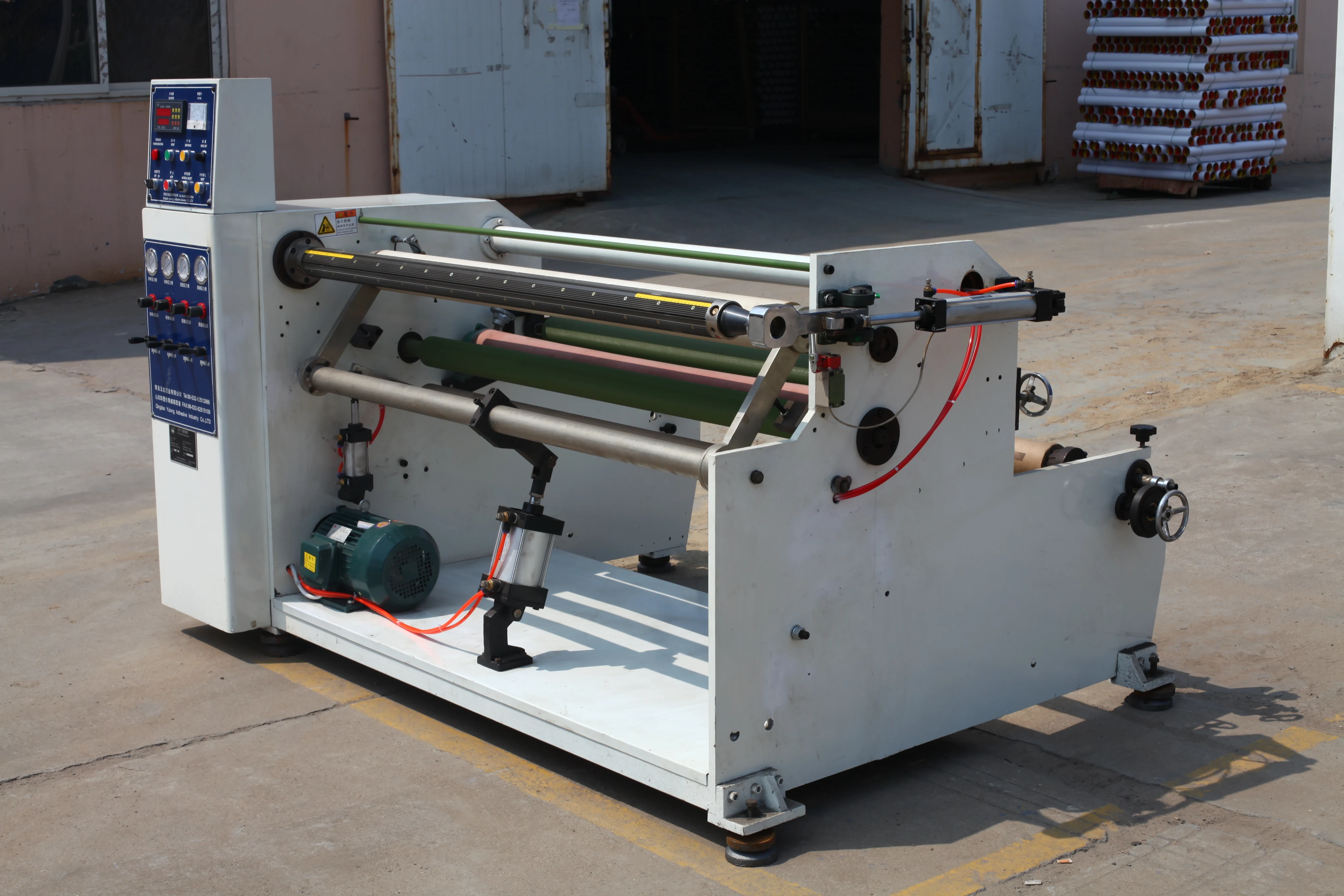 
Adhesive tape slitter rewinder bopp tape roll tape slitting rewinding machine 