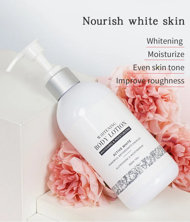 OEM Custom Wholesale Nicotinamide Moisturizing Body Cream Whitening Body Lotion For Black Skin Armpit Inner Thigh Foot Hand