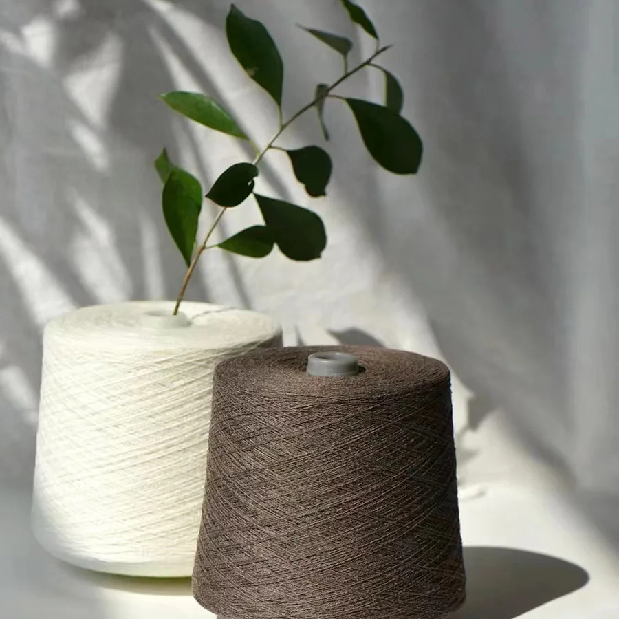 High quality pure wool yarn and undyed wool yarn knitted woolen knitted yarn made of wool