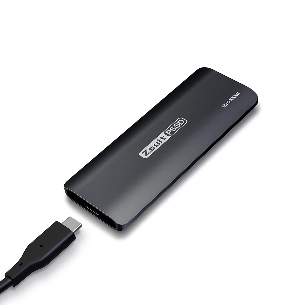 Z-SUIT Новый портативный SSD Type-C USB3.1 128 ГБ 256 512 1 ТБ жесткие диски Внешний твердотельный