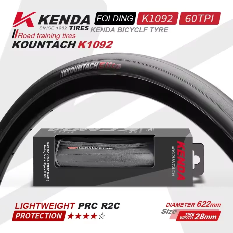 K1092 Llanta Kenda Tire Tyres 700*23C/25C/28C Road Bike Parts Cycle Lightweight Anti-stab Outer Tube Bicycle Tires Parts