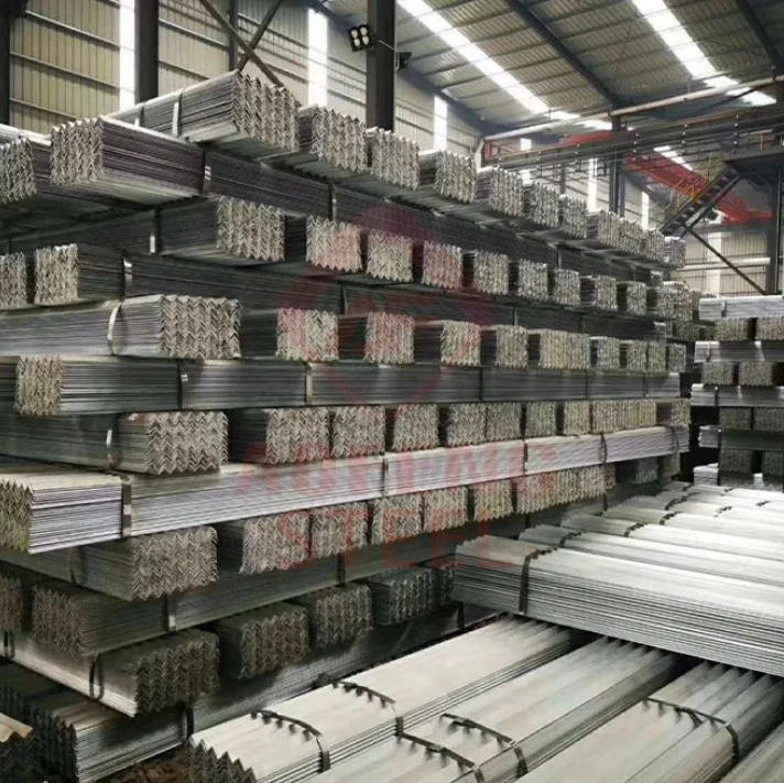 Hot Rolled Angle Steel ASTM A36 A53 Q235 Q345/201 304 316 Stainless Steel Angle Flat Bar Section Steel