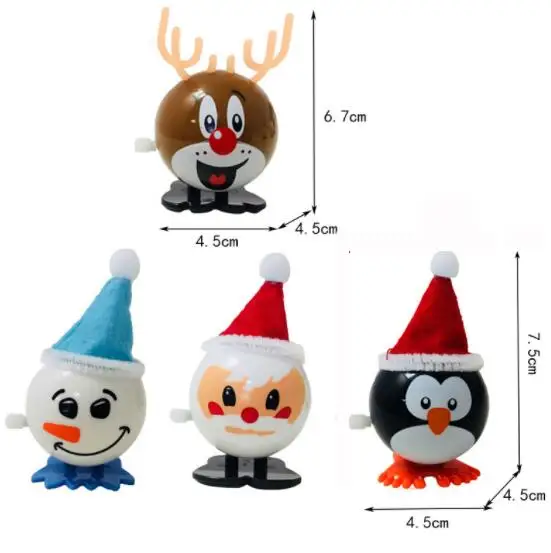 Christmas Wind Up Toys for Kids Kids Christmas Toy Christmas Wind-up Toys Wind Up Walking Penguin Clockwork Snowman Santa Claus