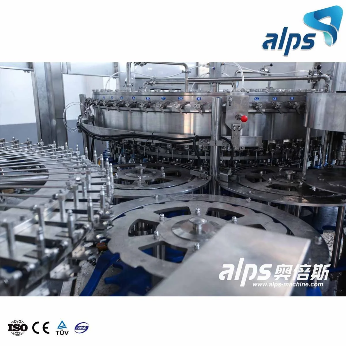 Pure Water Treatment System Manufacturers 12000bph Filling Machine Full Line 3 In1 Seaming Bottling