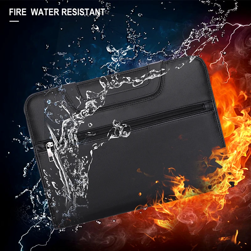Best Selling Customize Size Color School Office Home Fireproof Waterproof Document File Envelop Laptop Bag