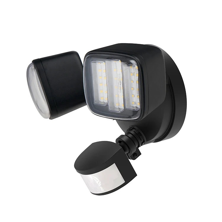 Motion Sensor Security Gate Energy Outdoor Garden Triple Head Led Motion Security Light Lamp