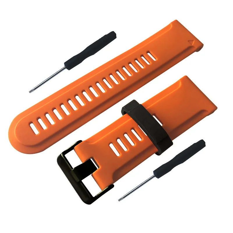 YHQ Silicone Rubber Replacement Watch Strap for Garmin Fenix 3 HR Fenix 6X 5X Plus Band