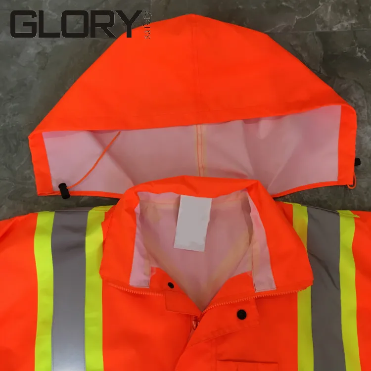 Водонепроницаемый защитный дождевик со светоотражающей лентой оптом