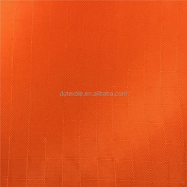 Wujiang textile manufacturer solid durable oxford 210d nylon ripstop fabric for making bag