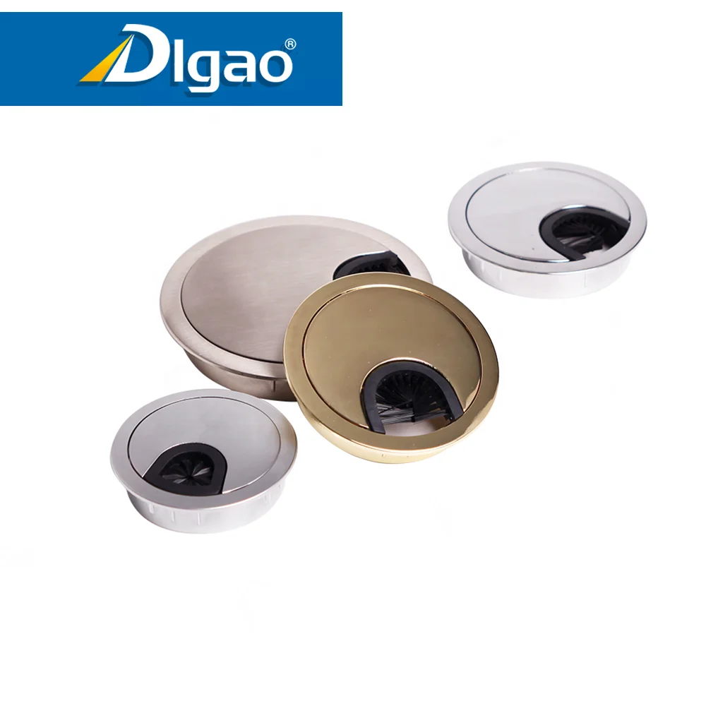 Office desk cable hole cap cover/zinc alloy cable wire box