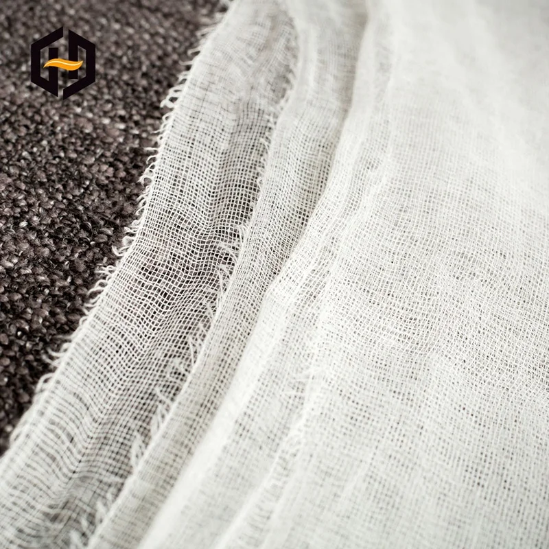 Polyester scrim backing light weight scrim reinforced fabric for leather composite