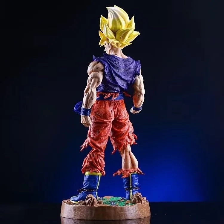 45cm Dragon Balls Goku Super Saiyan Action Figures Pvc Collectibles Statue Model Anime Figurine Dragon Balls Z Action Figures