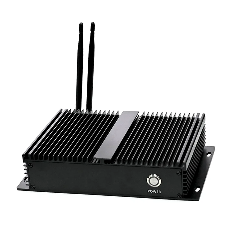 Best-selling AIOT android fanless box PC features Octa core CPU GPU NPU with rich IO ports
