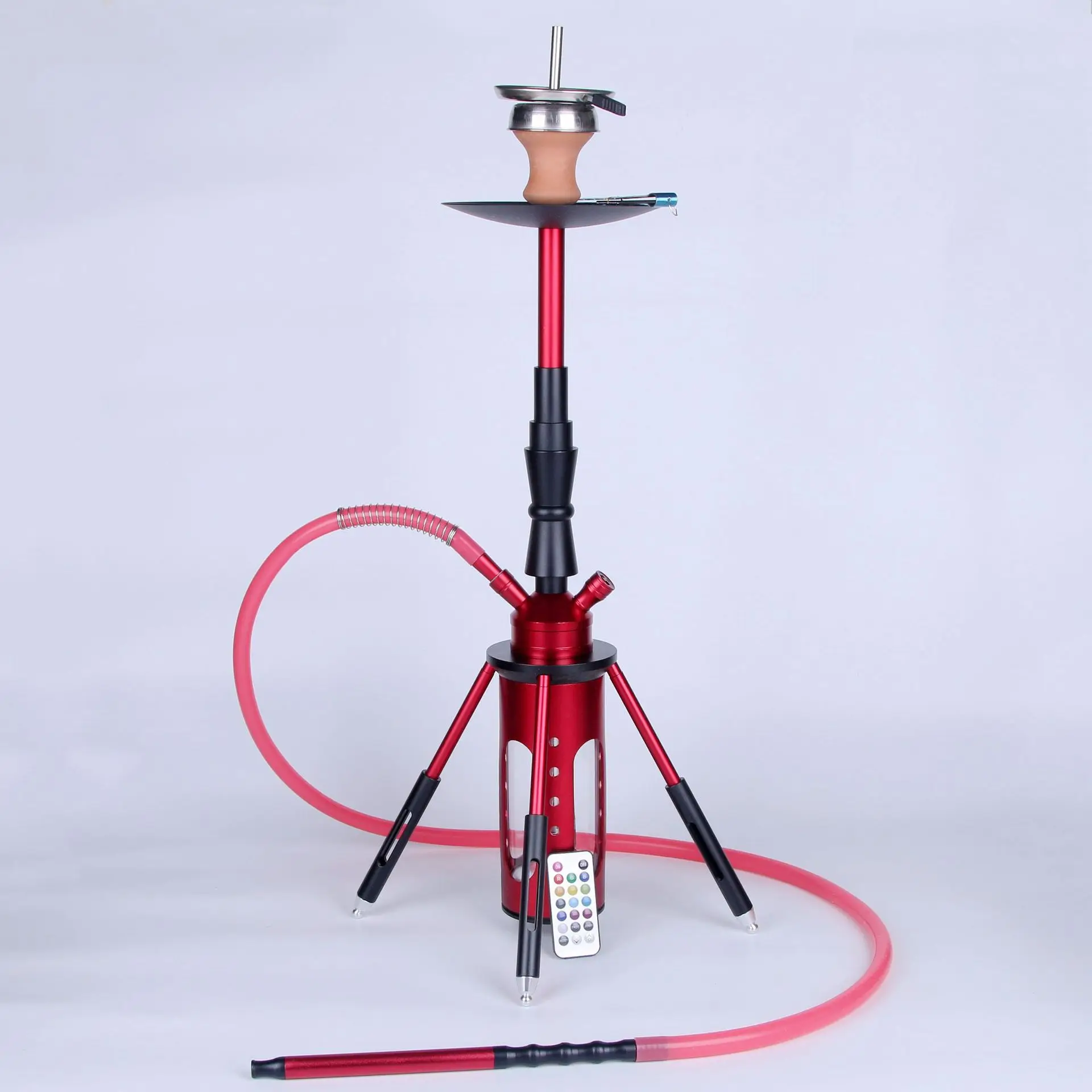 Factory custom gravity-hookah perfected Shisha Complete Set 5 Hookah parts Gravity pipe Rotating Glass 360 Gravity Hookah