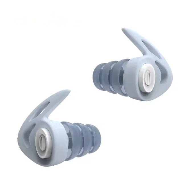 Wejump Reusable XS/S/M/L Size Flexible Hearing Protection Device Noise Reduction and Mute Earplug for Sleep for All