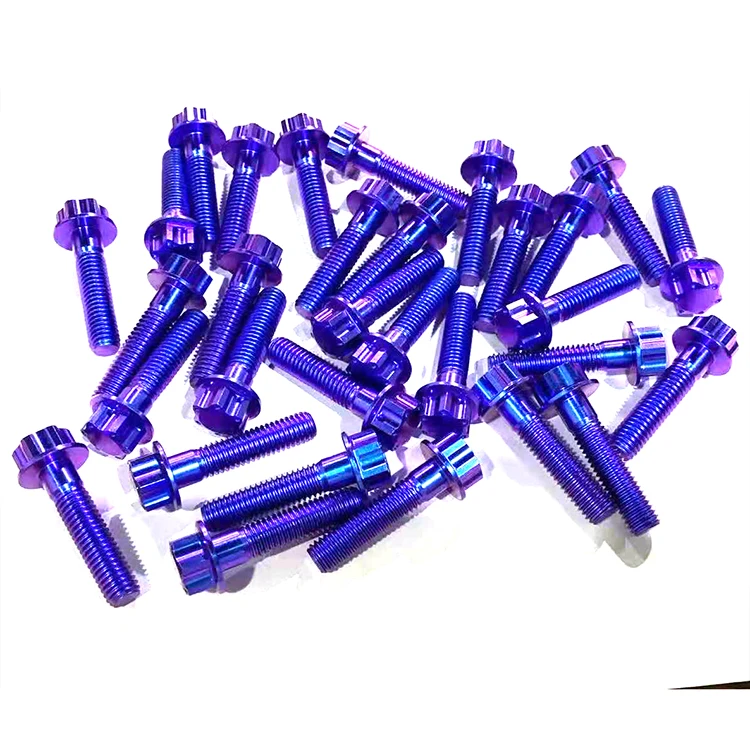 Precision Shoulder screwss 18-8 Stainless Steel Flange Hex Head screwss 12-Point screwss Hexagon Bolts with Flange