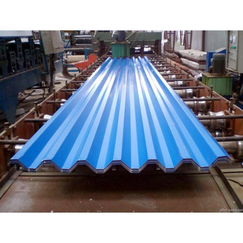 Вариант кровли из профнастила трапециевидная сталь покрытие из гофри