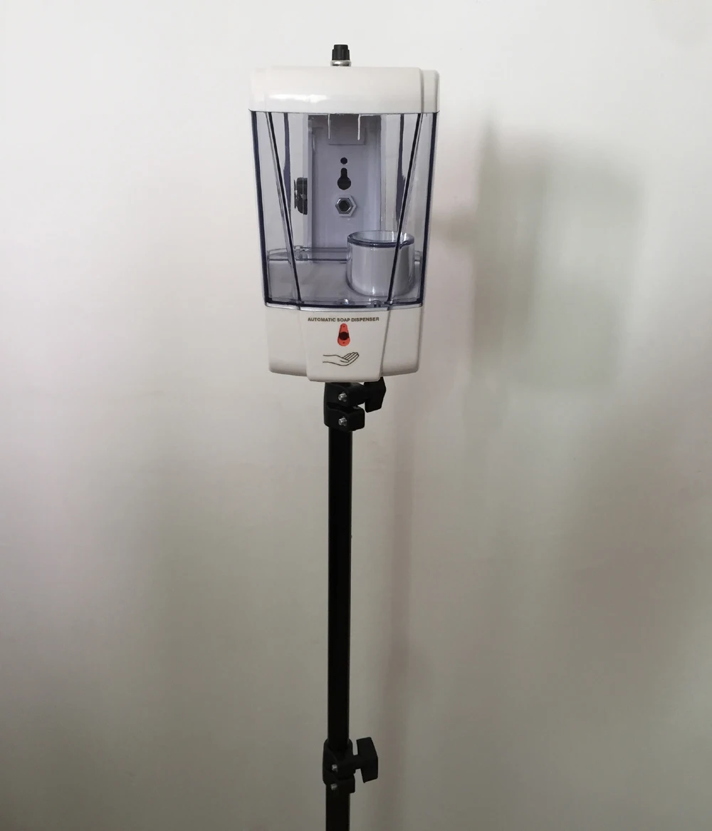 Automatic soap gel dispenser with a tripod