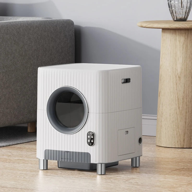 Automatic Cat Litter Box Self Cleaning Litter Box Large Cat Toilet Robot Electric Wifi Smart Cat Litter Box