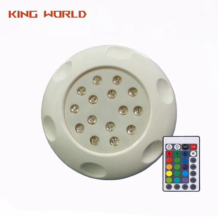 Одобрено CE, постоянный ток, 12 Вольт, заполненный смолой умный светодиодный подводный светильник для бассейна 7 Вт, 9 Вт, RGB