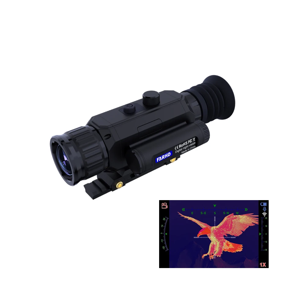 Factory Price 384*288px Thermal Imaging Scope With 50mm Lens Ultra Long-Range Thermal Scopes In Day And Night