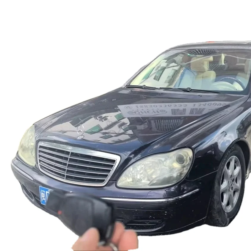 Подержанный автомобиль Mercedes Benz S-Class 2003 s350 L 3 7 V6 хорошее состояние бензиновые автомобили готовы к отправке