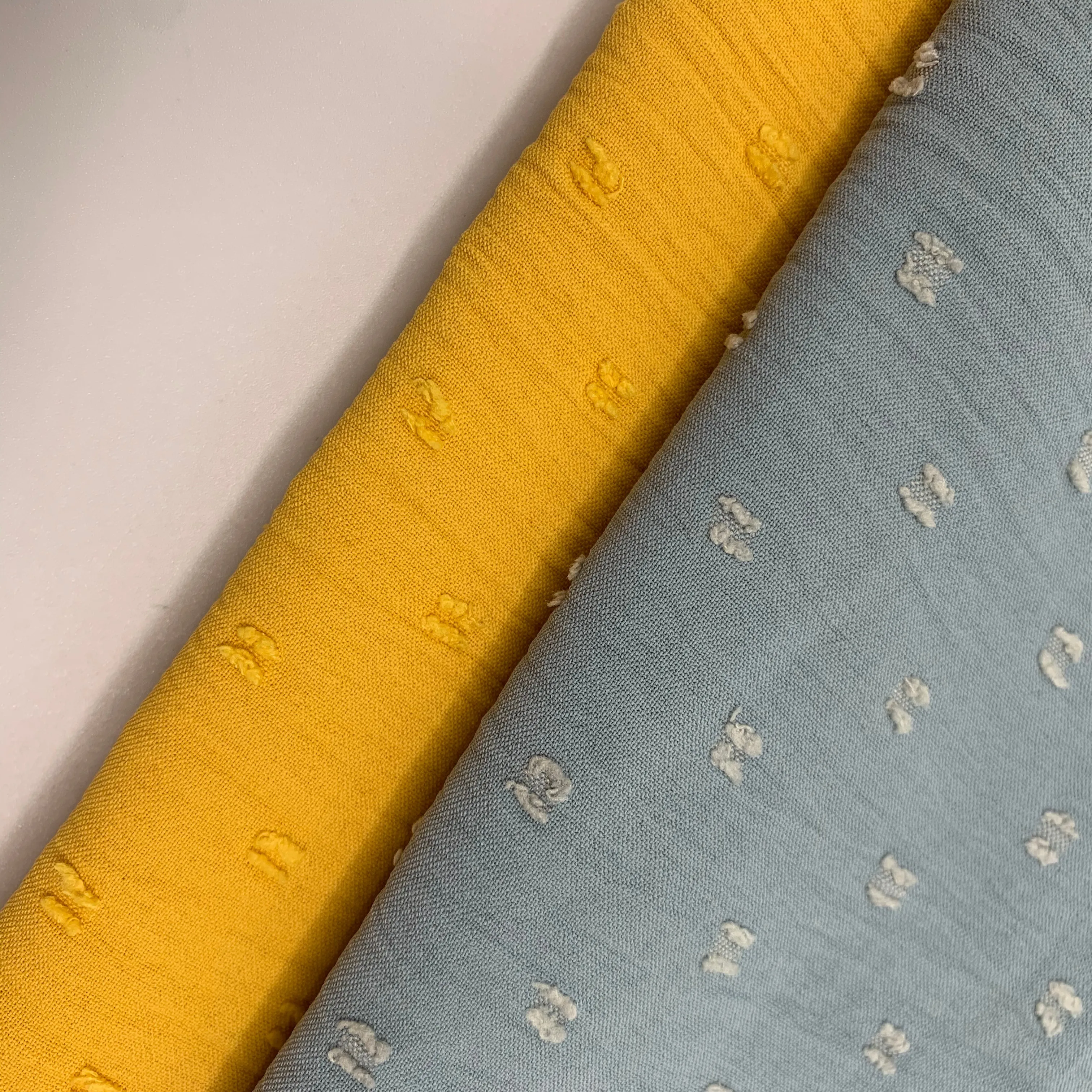  No MOQ 100 Polyester Dobby Jacquard CEY Fabric For