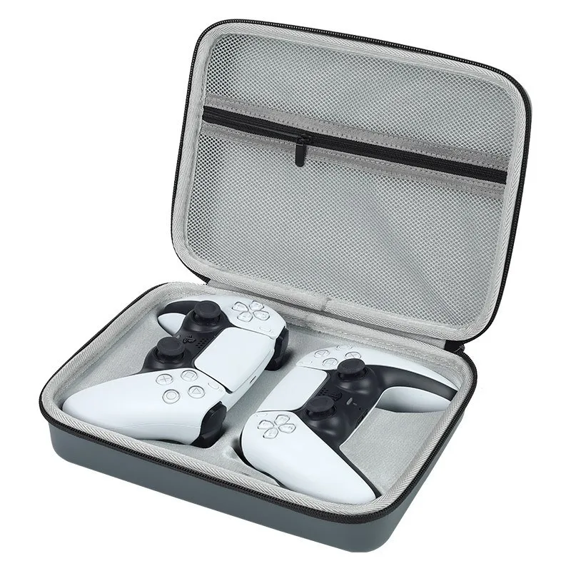 Portable PS5 and PS4 Dual Gamepad EVA Organizer Bag Anti-Pressure and Shock Protection Digital Device Camera Bag