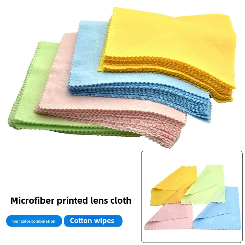New Arrival Microfiber Cloth Glasses Sunglasses Watches Screen Mirror Wipes Direct Factory Sales Silkscreen Printing
