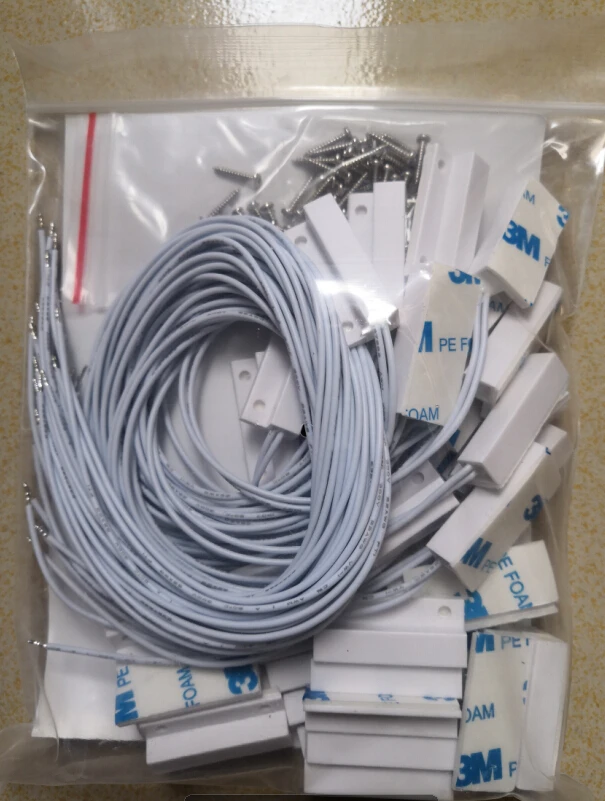 Normally closed  or  normally open magnetic proximity sensor for home security system MCS-37