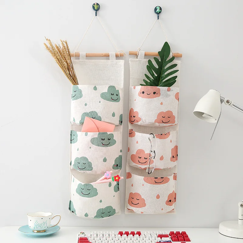 door hanging organizer Wall Hanging Storage Bag Hanging Organizer Sundries Cosmetics Toys Bag Wall Closet Organizer Bag