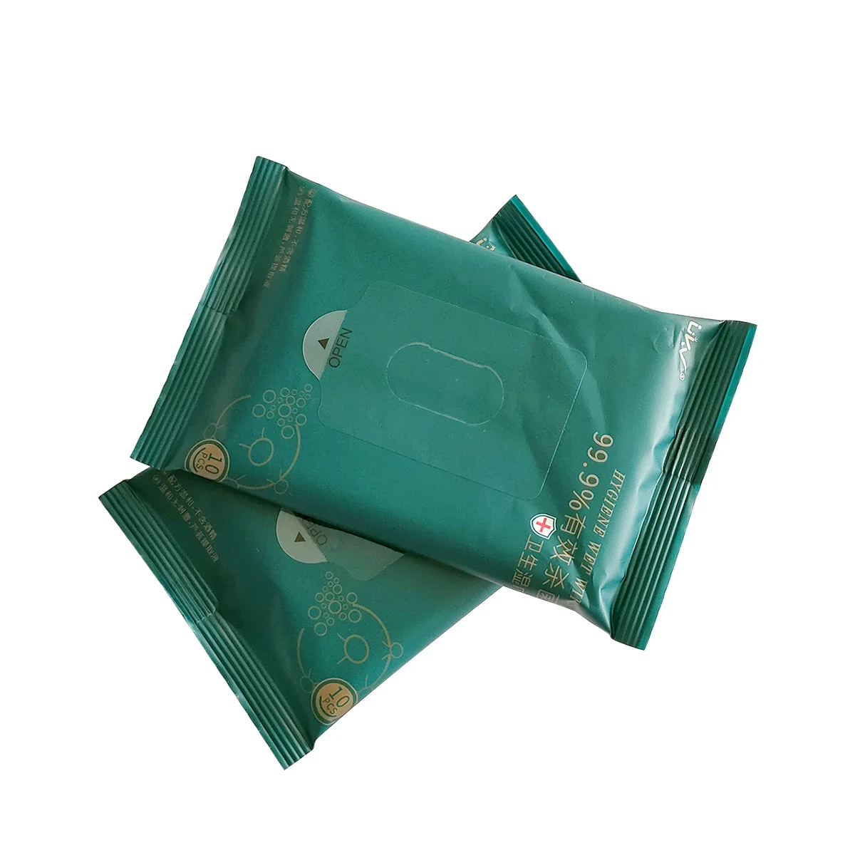 Custom Disinfecting Wet Wipes  Napkin Portable Mini Package Disinfect Wipes