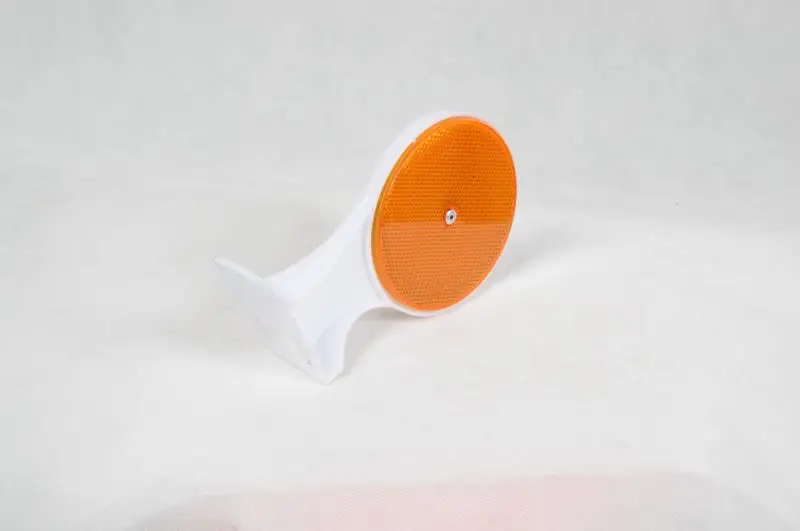 Двухсторонний отражающий рефлектор Highway dia100 мм кронштейн из ЭВА дорожный